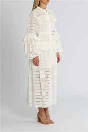 Acler Valentine Dress in Ivory, perfect for weddings, available for hire