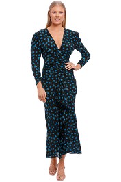 Rixo London Paloma Open Back Midaxi Dress