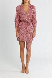 Rotate By Birger Christensen Samantha Rapture Rose Dress