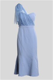 Samantha Rose - Marissa Tulle Fluted Cocktail Dress - Periwinkle