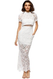Self Portrait - Marcela Bridal Dress - White - Front