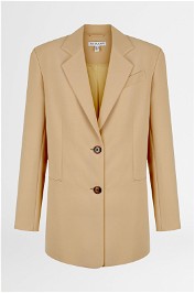Shona Joy Ivy Oversized Tailored Blazer Latte