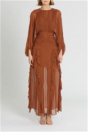 Shona joy - Leonie Maxi Dress - Brown Maxi
