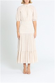 Significant Other Freya Dress Almond Check