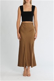 Significant Other Mimi Skirt Dark Gold