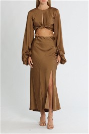 Significant Other Mimi Top Dark Gold