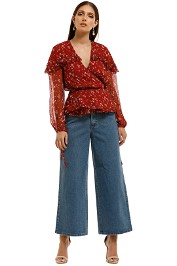 Stevie-May-Sweet-Caroline-Top-Sweet-Caroline-Print-Front