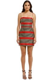 Third-Form-Parallels-Mini-Dress-Rossa-Stripe-Front