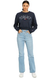 Tommy Hilfiger College Logo Sweatshirt navy