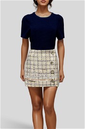 Veronika Maine Short Sleeve Round Neck Top