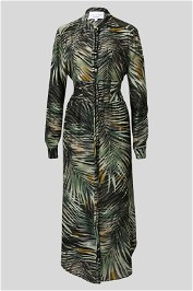 Zephyr Dress Palm Print