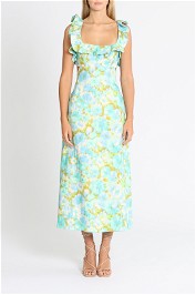 Zimmermann High Tide Frilled Midi