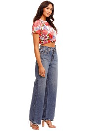 Zimmermann Poppy Zimmermann Logo Tee floral