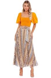 Zimmermann Sunray Skirt pleat