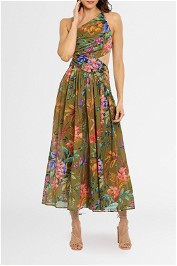 Zimmermann Tropicana Asymmetric Dress
