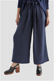 Elk Paper Bag Style Colino Pant in Navy